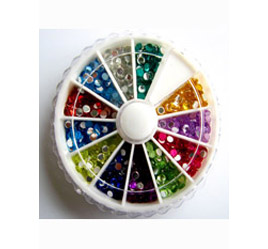 NAIL CRYSTAL WHEEL